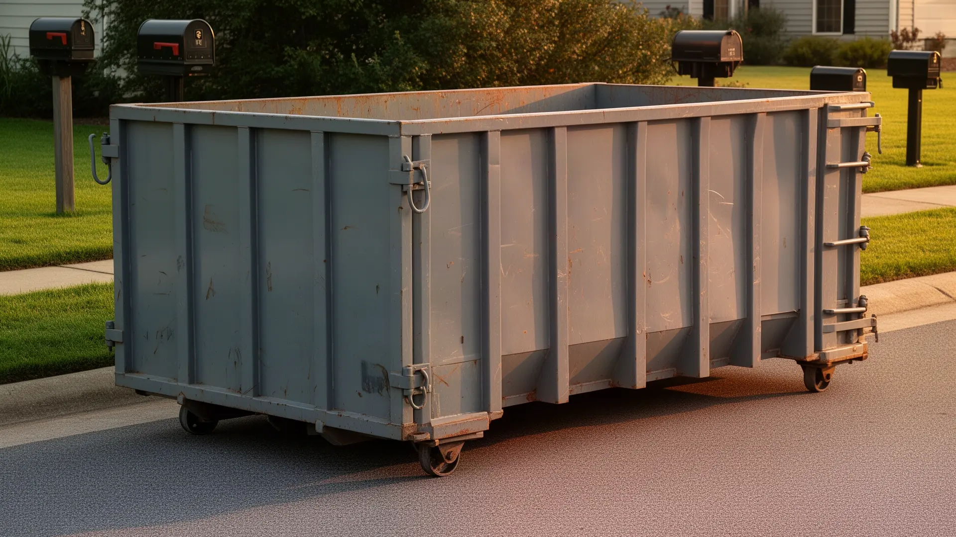 Roll-off dumpster from Sandy Lake Dumpster Rental in Lincoln, NE